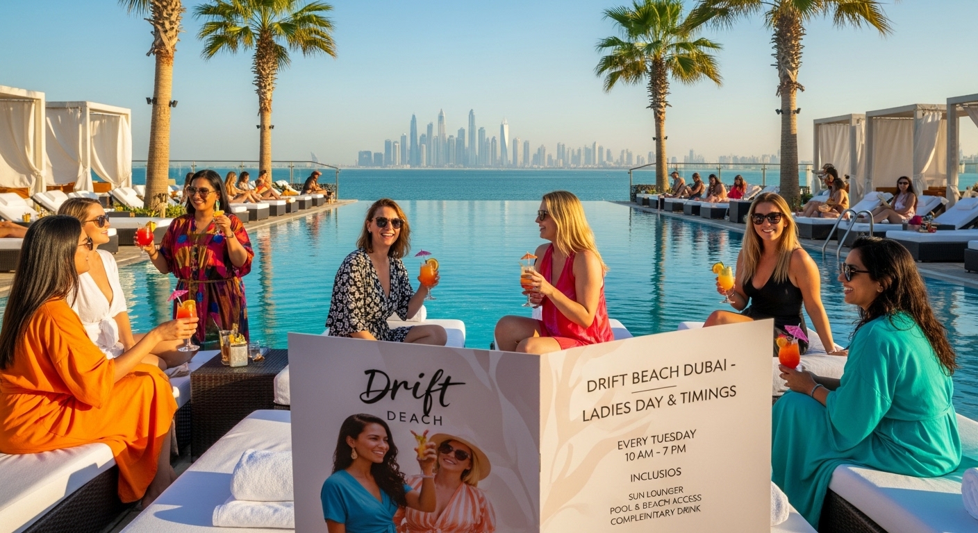 A Perfect Guide for Drift Beach Dubai – Ladies Day & Timings