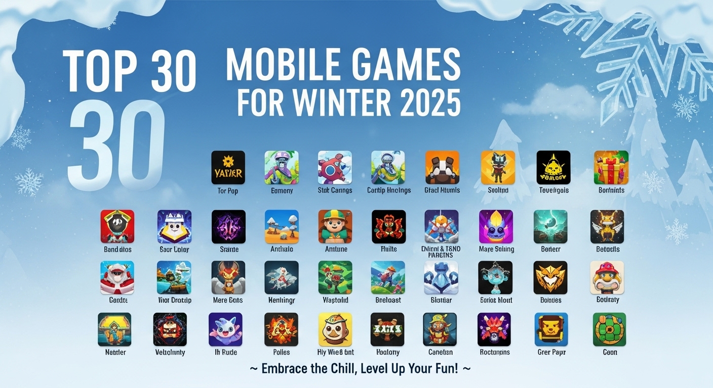 Top 30 Mobile Games for Winter 2025
