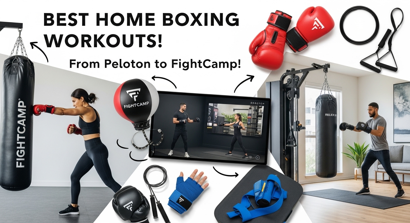 Best Home Boxing Workouts: From Peloton to FightCamp!