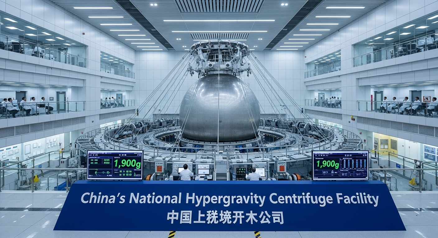 China Launches the World’s Most Advanced Hypergravity Facility, Reaching 1,900× Earth’s Gravity
